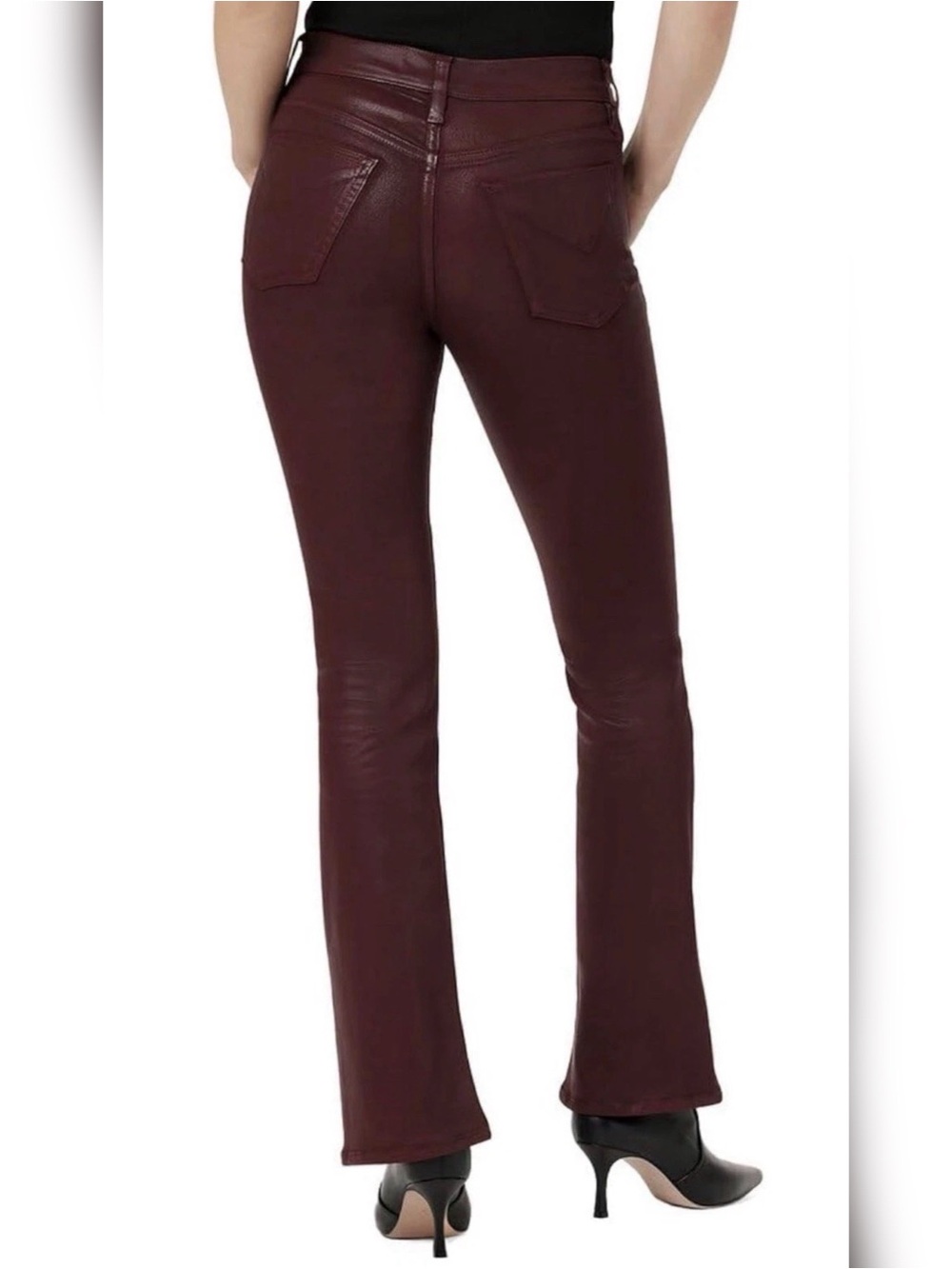 Hudson Barbara Jeans Highrise Bootcut Coated New Size 24